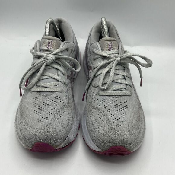 Asics Womens Gel Kayano 29 1012B272 Gray Purple Running Shoes Sneakers Size 11 - Picture 3 of 11